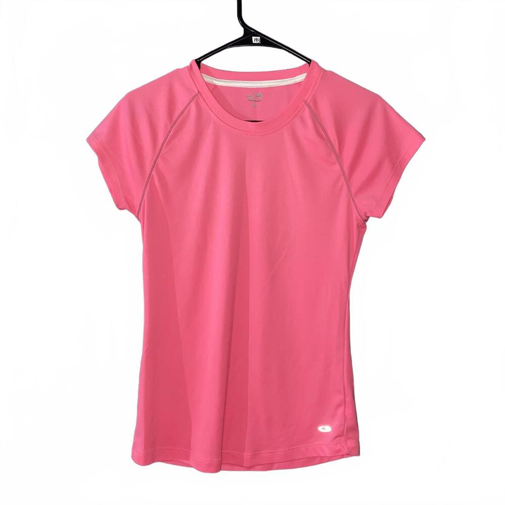 Champion Pink Athletic Tee Women’s Size Small Stretchy Activewear Gym Shirt